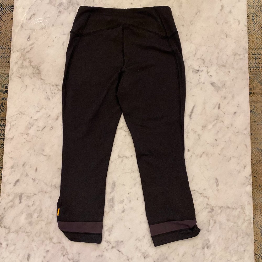 LN Lucy Hatha Collection Black Gray Leggings Small - Picture 2 of 5